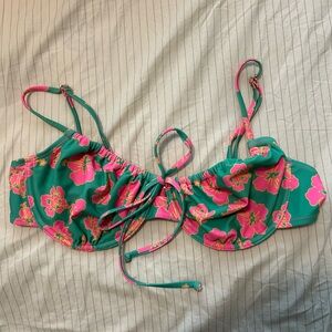 Kulani Kinis RUCHED UNDERWIRE BRA BIKINI TOP XL